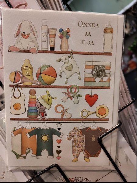 Onnea ja iloa kortti